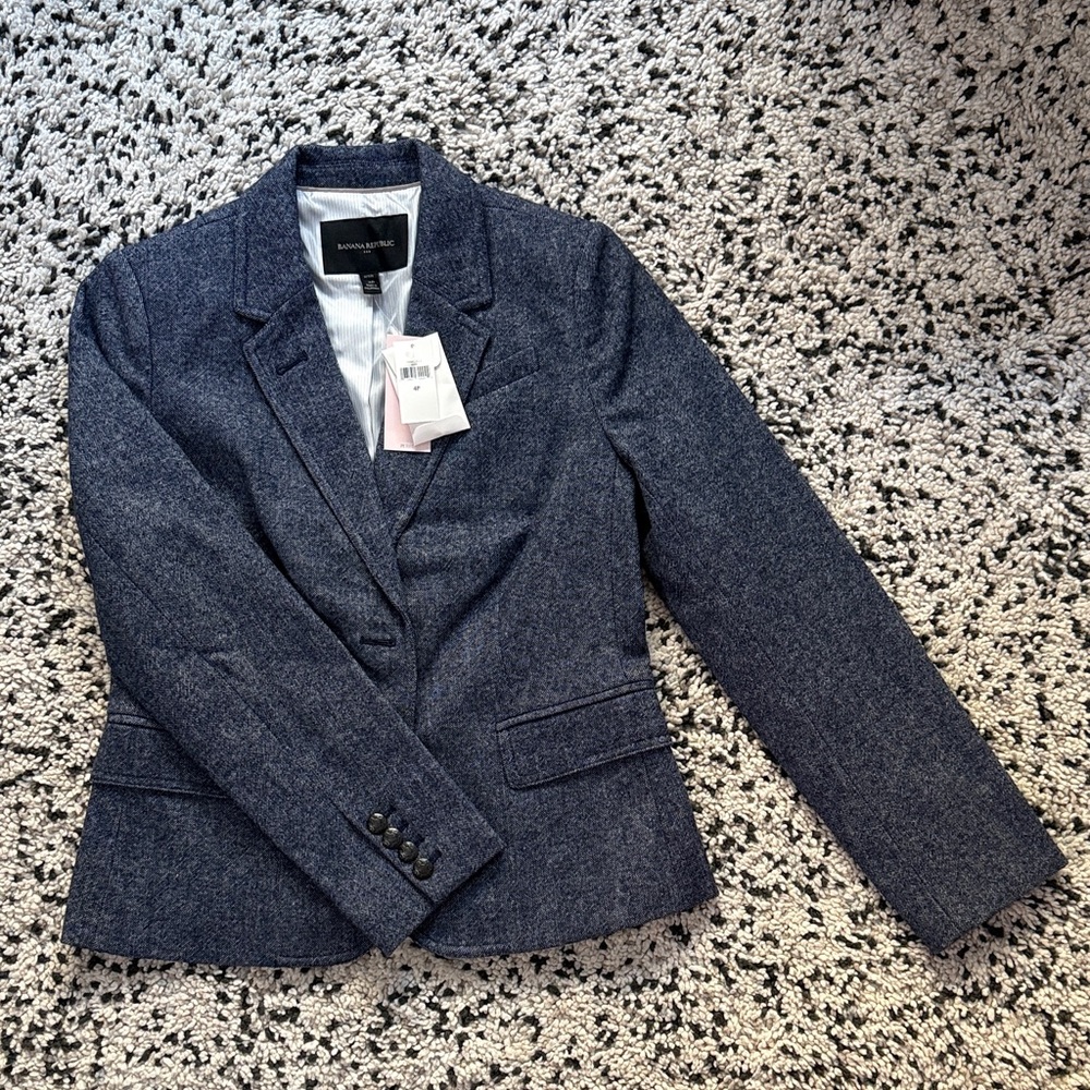 Banana Republic Women's Dark Blue Suit Jacket